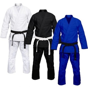 Ventes en gros de kimonos de Jiu-Jitsu BJJ personnalisés, ensembles de karaté, uniformes d'arts martiaux, 100% coton, respirant, séchage rapide - Product Image 1