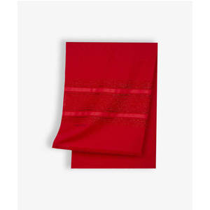 <b>Red</b> Floral Glitter Chiffon <b>Scarf</b> 70x200cm for Summer Party - Product Image 1