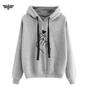 Sudadera con capucha larga para mujer superventas 2025, Color personalizado, estilo callejero, diseño de punto, temporada de invierno, Sudadera con capucha a granel - Product Image 5