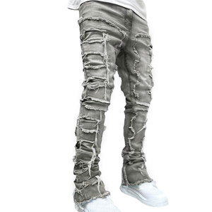 Pantalon léger pour homme, coupe droite, taille élastique, taille mi-haute, en toile, décontracté, qualité supérieure, respirant, séchage rapide, hiver - Product Image 2