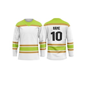 Maillot de hockey sur glace en polyester de haute qualité conception libre impression par sublimation logo uniforme de hockey sur glace personnalisé - Product Image 1