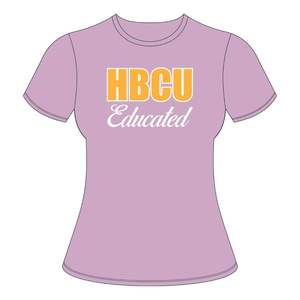 Camiseta Educativa de Lavanda 100% Algodón con Bordado Chenille, Ropa de Hermandad Griega Divine Nine, Camiseta de Moda con Logotipo Personalizado - Product Image 3