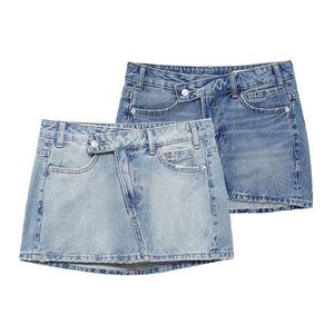 Jupe en jean respirante à séchage rapide, jupe en jean pour femme très vendue, jupe en jean pour femme de qualité supérieure - Product Image 5