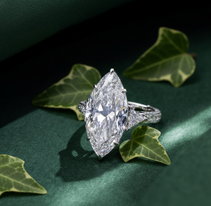 Nouvelle conception Aniva Jewels Bague de fiançailles certifiée IGI 6CT Or blanc 14 carats Diamant de laboratoire de forme marquise Bijoux tendance - Product Image 4