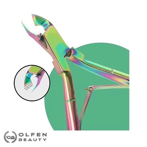 Herramienta de belleza profesional OEM de alta calidad Olfen Beauty, pinzas para uñas de acero inoxidable personalizadas para dedos/dedos de los pies para la venta al por mayor - Product Image 1