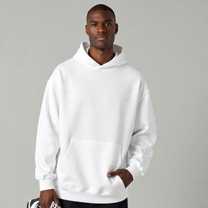 2024 Oversize Hoodie <b>Men's</b> Breathable Loose Fit Drop <b>Shoulder</b> Pullover Hoodie <b>Men</b> Over Sized Casual Fleece Polyester Hoodie <b>Mens</b> - Product Image 6