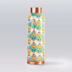 Bouteille d'eau en cuivre Bouteille d'eau en cuivre pur avec propriétés anti-oxydantes du cuivre - Product Image 6