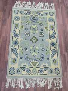 Alfombra de lana hecha a mano diseño moderno alfombra Oushak Venta caliente 5x8 6x9 7x10 12x14 tamaños personalizables para uso en Picnic en el hogar abstracto - Product Image 6