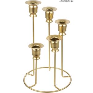 Magnifique chandelier décoratif à 5 bras en fil de fer pour cadeaux d'anniversaire, de Saint-Valentin, de Noël et autres décorations - Product Image 1