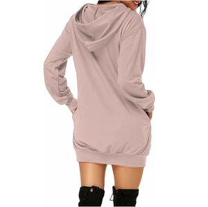 Vente en gros de sweat à capuche allongé pour hommes de haute qualité 100% coton avec poches respirantes pour l'hiver - Product Image 3