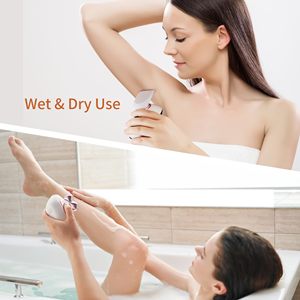 Depiladora Eléctrica Rotativa 2 en 1 para Mujer, Recortadora de Bikini con Resistencia al Agua IPX7, Fuente de Alimentación USB, Depilación Facial y Púbica - Product Image 6