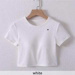 เสื้อครอปสตรีทแขนยาวแบบลำลองมีเชือกผูกเอวเสื้อครอปแนวสปอร์ตดีไซน์ใหม่ - Product Image 3