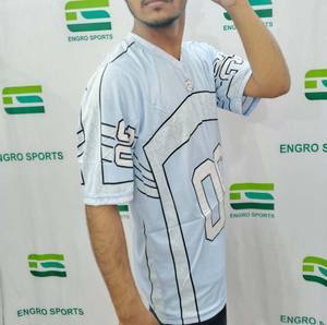 Fabricante-Auténtico Personalizado Blanco Azul Marino-Malla Blanca Auténtica Camiseta de Fútbol Promocional Uniformes Deportivos Personalizados - Product Image 1