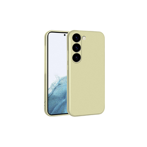 Funda Protectora de Lujo Premier Dorada a Prueba de Golpes para Samsung Galaxy S23 Plus, Funda de Silicona ATA Premier Antihuellas para Teléfono XS - Product Image 1