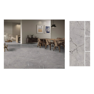 Carreaux d'intérieur en céramique brillante 60x120 Porcelaine polie émaillée intégrale pour carreaux de mur et de sol en marbre d'appartement - Product Image 3