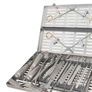 Kit de Cirugía Oral 24 Unidades Instrumentos Extra Grande Cassette Instrumentos Quirúrgicos Dentales Acero Inoxidable CE Manual Autoclavable - Product Image 5