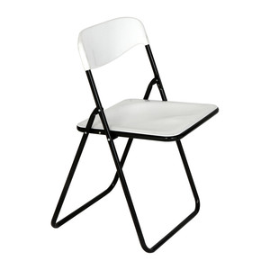 Sedia da Poker Pieghevole Bianca - Product Image 1