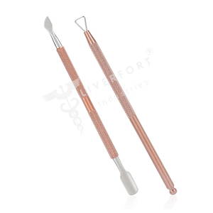 Vente en gros 2024 2 pièces poussoir et coupe-cuticule professionnel manucure pédicure outil de nettoyage pour ongle ongle - Product Image 4