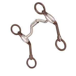 Mèche d'équitation professionnelle Kelly Silver Star Mèche Western durable en acier inoxydable avec embout de contrôle de précision - Product Image 5