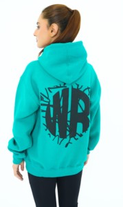 Sweat-shirts à capuche en polaire vintage décontractés surdimensionnés pour femmes, imprimés sur le devant, imperméables, fabriqués au Pakistan, personnalisés - Product Image 2