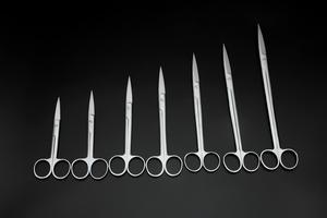 กรรไกรผ่าตัดแบบแมนนวลทำจากสเตนเลสสตีลทรงตรงจากผู้ผลิตปากีสถาน - Product Image 4