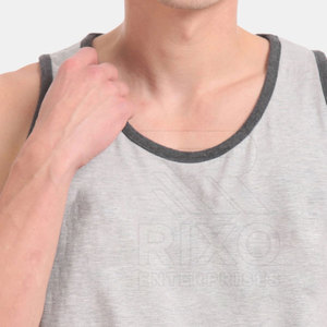 Vente en Gros Couleur Unie Hommes Débardeur Vêtements de Sport Personnalisé Hommes Débardeur Fitness Hommes Débardeur - Product Image 6