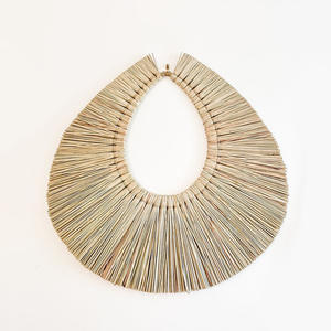 Arte de pared de lujo hecho a mano con fibra de algas marinas, accesorio de decoración para el hogar, arte colgante de algas marinas - Product Image 3