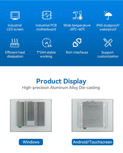 Industrial <b>Touch</b> <b>Screen</b> <b>Monitor</b> 15 17 19 Inch Panel Mount Embedded IP65 VESA for Equipment Control HMI Display for Hospital - Product Image 4
