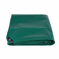 Bâche robuste en PEHD 9Ft 12Ft couleur orange, imperméable, coupe-vent, respirante, pour camion, tente, tricot enduit de silicone
