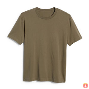 Microfibra de alta calidad elegante en blanco hombres camiseta OEM logo color sólido personalizado de gran tamaño 100% algodón hombres camiseta logotipo personalizado - Product Image 5