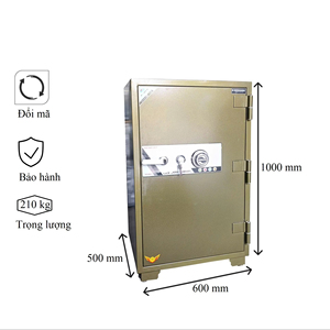 La caja fuerte ignífuga Hoshang HS-100C tiene una cerradura mecánica para evitar robos, lo que garantiza la seguridad del usuario. - Product Image 5