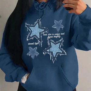 Pull-over sportif ample gris pour femme, vêtements d'hiver, sweat-shirts bon marché pour femmes, cadeau - Product Image 1