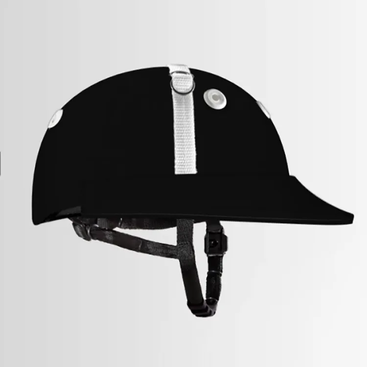 Custom Black Color Men Low Cheap Price Rate Horse Racing Polo Helmets