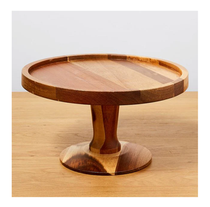 Support à gâteau en bois Affichage artisanal de la meilleure qualité Article décoratif Support à gâteau en bois personnalisé - Product Image 1