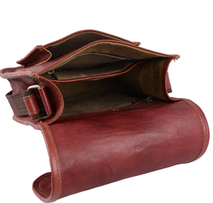 Customized Genuine <b>Leather</b> Bag, <b>Leather</b> Shoulder <b>Briefcase</b>, Brown Genuine <b>Leather</b> Messenger Bag, <b>Leather</b> Cross Body Bag - Product Image 2