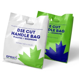 ถุงยาพิมพ์โลโก้แบบกำหนดเอง ย่อยสลายได้ พร้อมหูหิ้วแบบไดคัท สำหรับบรรจุภัณฑ์ทางการแพทย์สำหรับโรงพยาบาล - Product Image 2