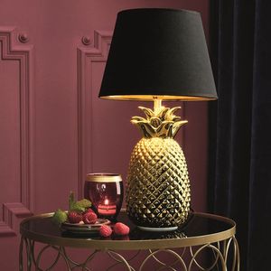 Lampada da tavolo elefante in stile europeo lampada da comodino a LED da 14 pollici corpo in resina ambientale + <span class=keywords><strong>paralume</strong></span> in tessuto - Product Image 5