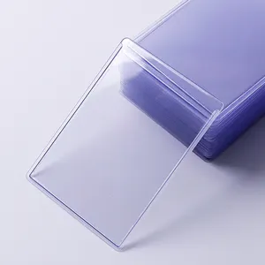 35PT Clear PVC One-piece Casting Card Protectors Eco-friendly Compatible High Transparency Card Holder For Collectors