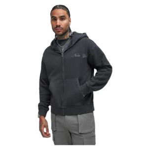 Sweats à capuche personnalisés vintage lavés avec broderie 3D, coupe oversize, longueur classique, 100% coton, écologiques, style urbain, 440 GSM - Product Image 1