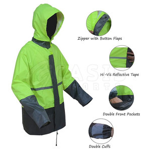 Traje de lluvia personalizado para hombre al por mayor de calidad superior Traje de lluvia de manga larga Traje de lluvia de diseño personalizado - Product Image 2