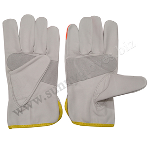 High Quality Cow/Goatskin Grain Leather <b>Driver</b> <b>Gloves</b> Leather Work <b>Gloves</b> for Men General Purpose <b>Gloves</b> - Product Image 5