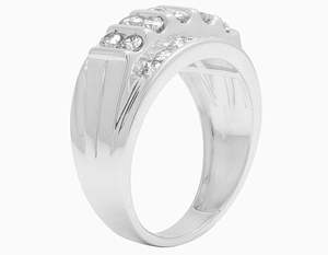 Anillo de compromiso de banda de boda de diamante de moissanita de plata esterlina S925 de calidad superior - Product Image 4