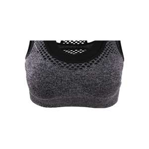 Sujetador Deportivo de Yoga para Mujer, Venta al por Mayor, Soporte Alto, Tirantes Ajustables, Relleno Extraíble, Escote en U, Diseño Simple en la Parte Delantera, Ecológico - Product Image 4