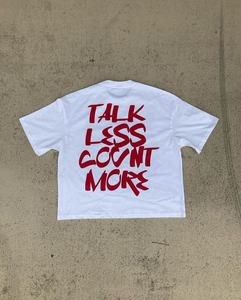 Custom Printed Front Men's Plus Size 100% Cotton T-Shirt High Street Style Breathable Comfortable Anti-Pilling Eco-Friendly - Product Image 2