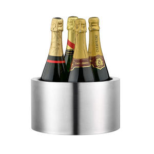 Premium Quality Newest Design Cooler <b>Basket</b> Silver Color Trendy Look Chiller Ice <b>Basket</b> <b>Wine</b> Whisky Beer Bottler Holder - Product Image 3