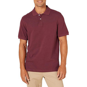 Polos de hombre de talla grande de punto de algodón con estampado personalizado al por mayor, camisetas de manga corta 100% de algodón, ropa de calle, polos para hombre - Product Image 2