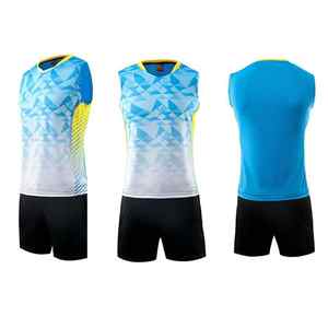 Uniforme de volley-ball en Polyester pur de qualité, taille personnalisée, maillot à manches courtes et uniforme court pour équipe de jeunes - Product Image 4