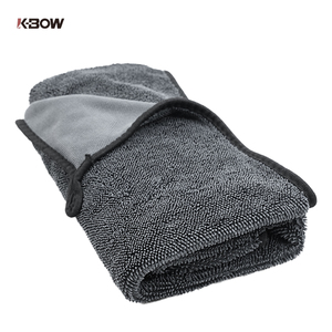 Serviette de <span class=keywords><strong>polissage</strong></span> automobile professionnelle en microfibre torsadée 600 GSM 50x80cm, sans perte de fibres, pour séchage de <span class=keywords><strong>voiture</strong></span>, OEM ODM disponible - Product Image 1