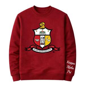 Sudadera de chenilla con escudo de armas de Kappa Alpha Psi, talla exacta, forro polar premium, bordada, ropa de fraternidad griega - Product Image 4