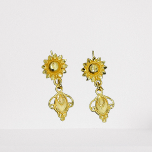 เทรนด์ใหม่การออกแบบที่หรูหราเป็นแรงบันดาลใจให้แบรนด์ยอดนิยมเครื่องประดับแฟชั่นต่างหูชุบทองหรูหรา - Product Image 1